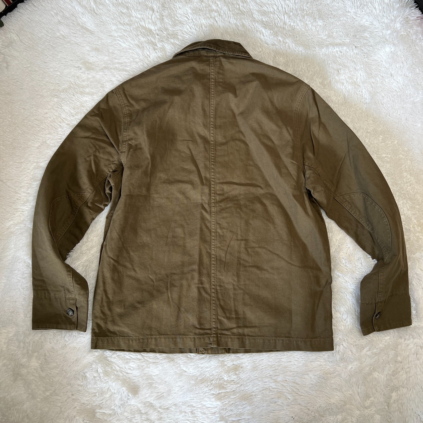 EVERLANE THE BARN JACKET BEECH COTTON CANVAS