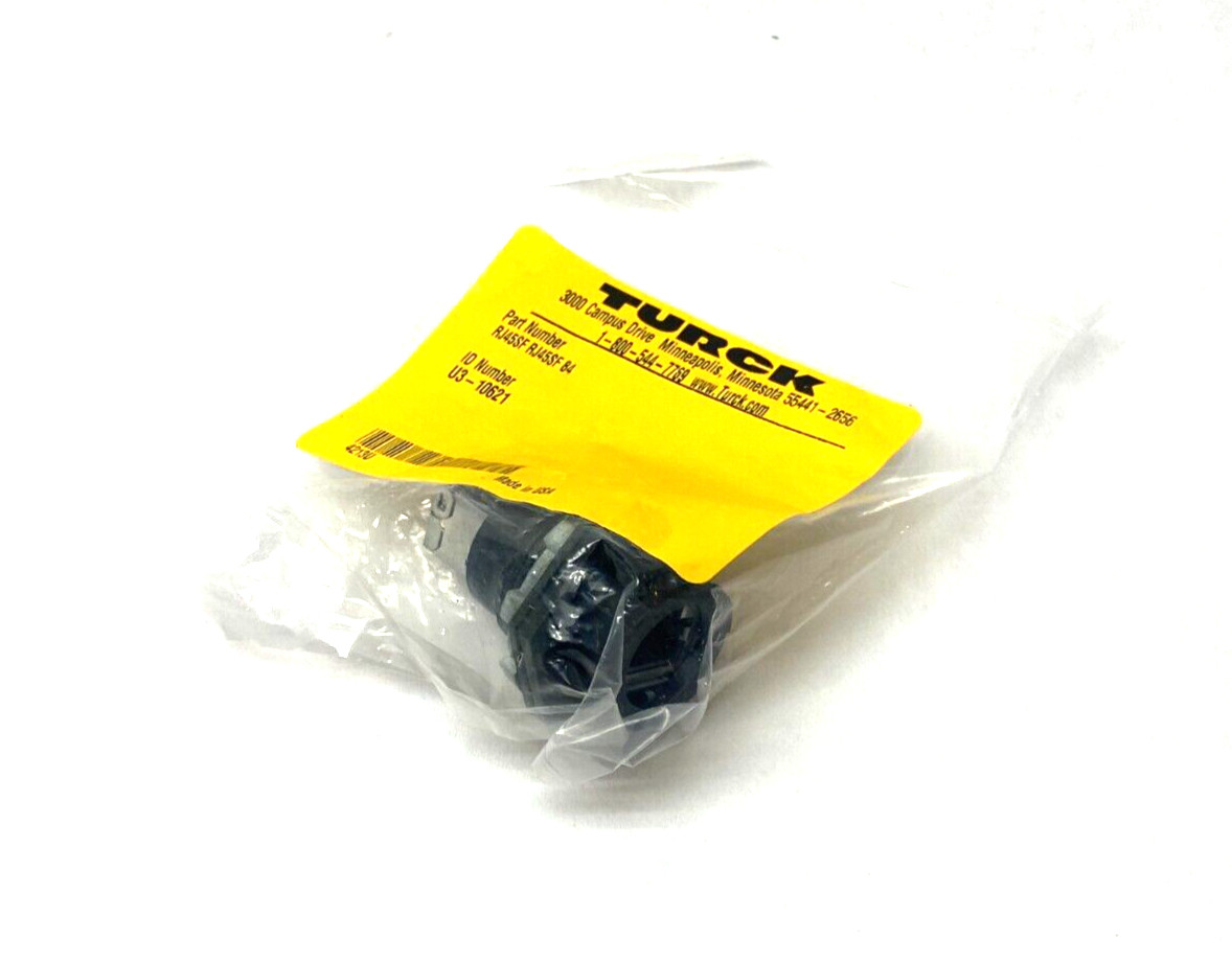 Turck RJ45SF RJ45SF 84 Shielded Front Mount Ethernet Receptacle U3-10621