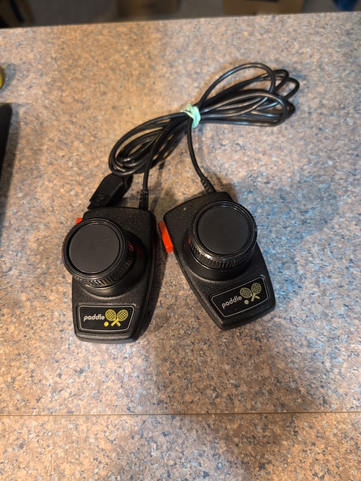 Atari 2600 CX-30 Original Paddles Jitter-Free Clean Tested OEM