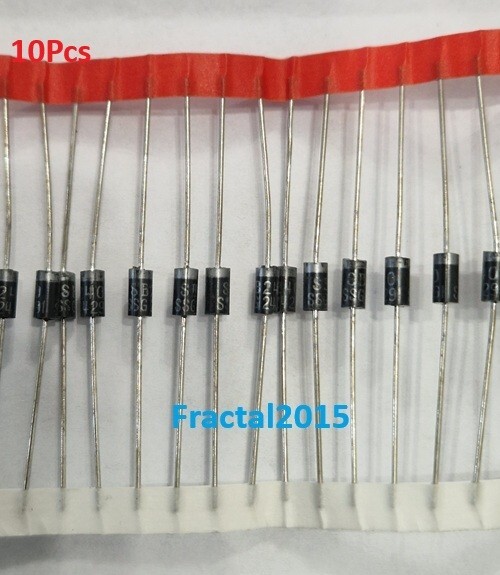 10 Pcs SB240 SR240 DO-15 2A Diode Bridge