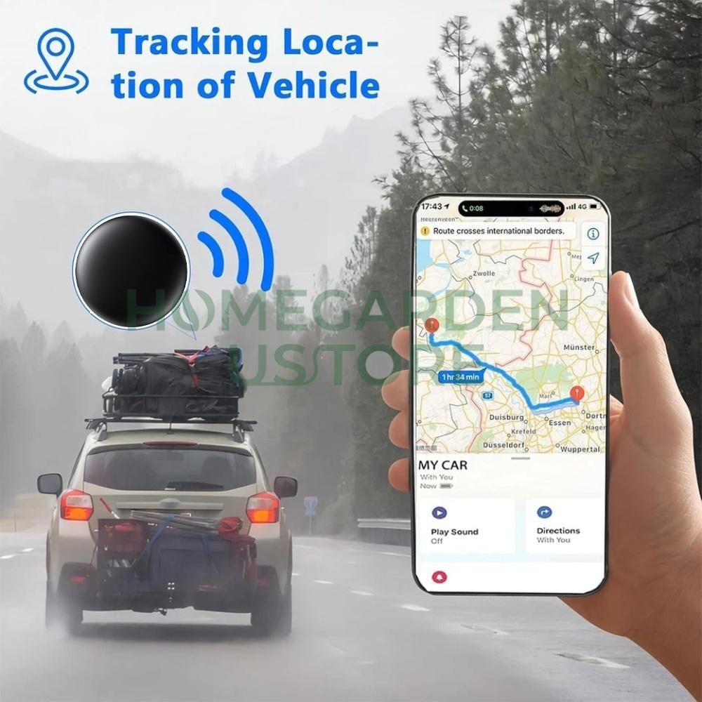 GPS Tracker for Vehicles, 2PCS Car Tracking Device, Mini Hidden