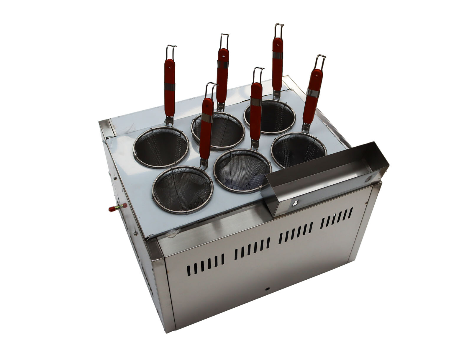 Electric Pasta Cooking Machine Noodles Cooker Commercial 6 Holes Basket LP GAS