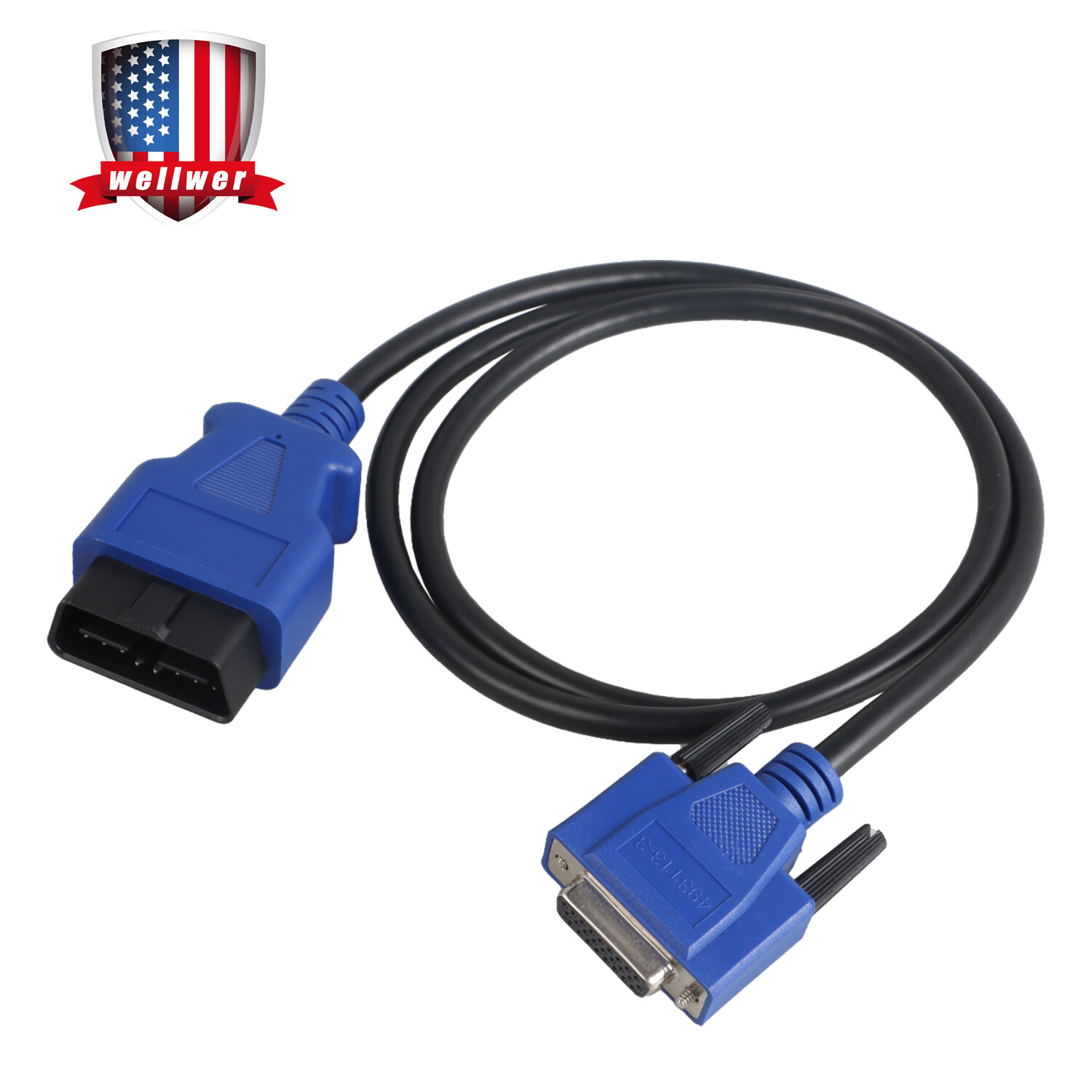 New J1962 OBD2 Cable 16 Pin Adapter Fit for Ford/GM/Dodge Volvo Mack Isuzu Hino