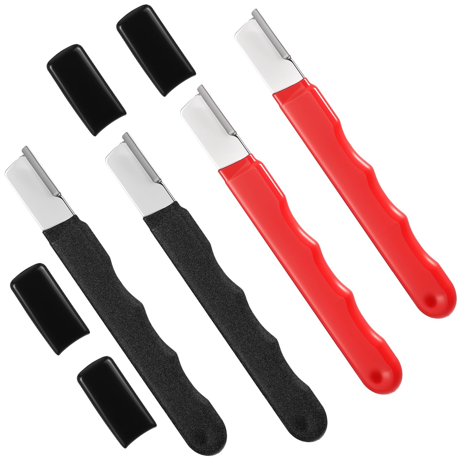 4 Pcs Garden Tool Sharpener, Mini Scissor Sharpener, Portable Sharpener for G...