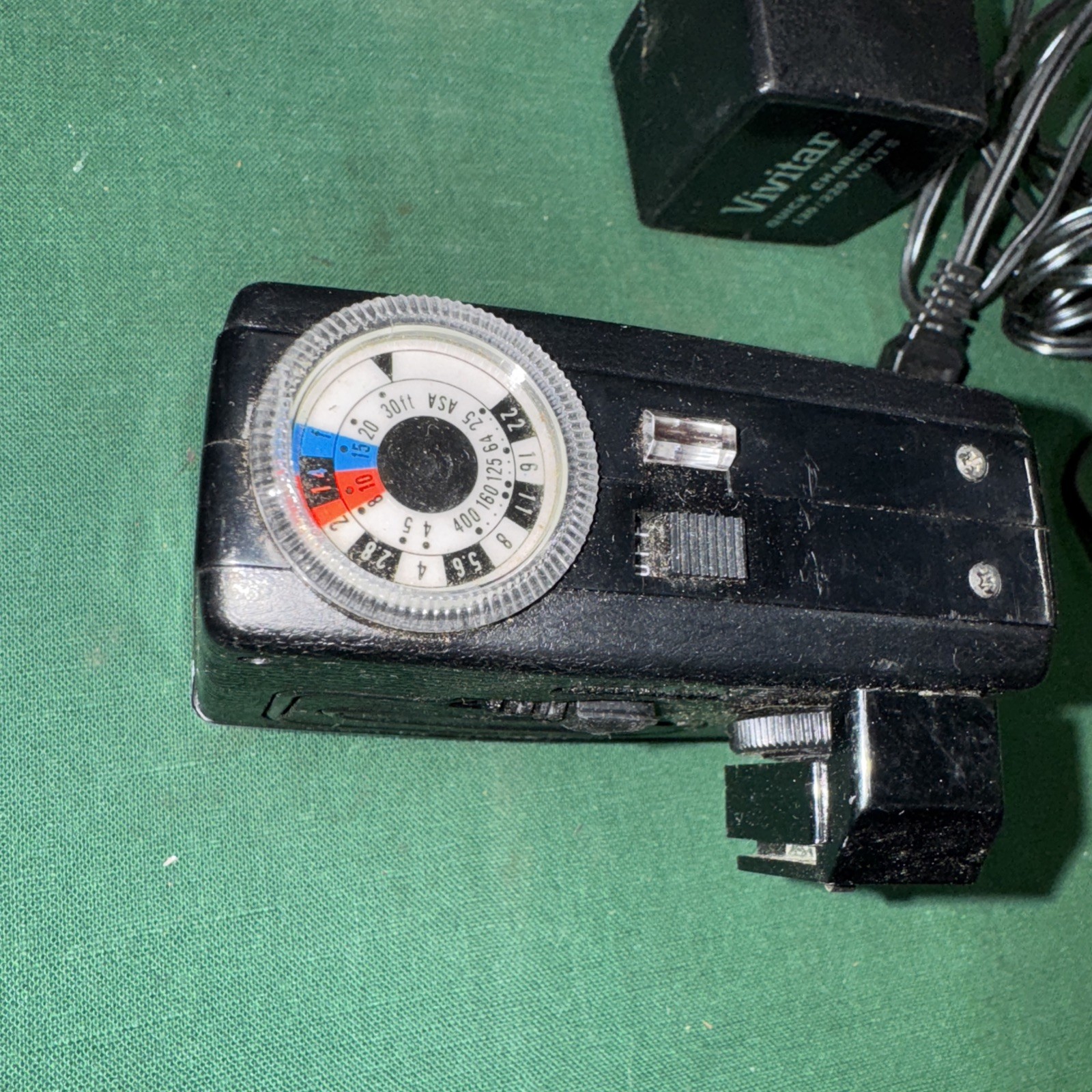 Vivitar Auto 271 Electronic Flash Used Tested Automatic W/ Power Adapter