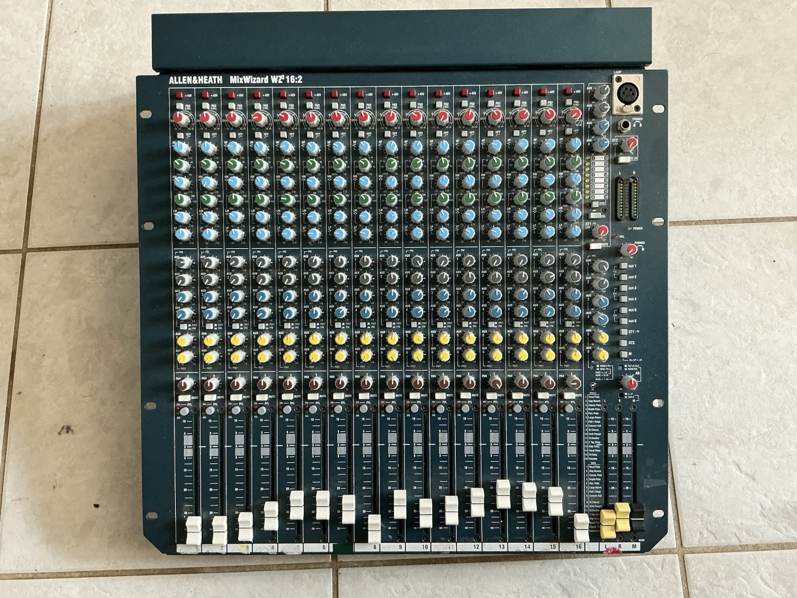 Allen & Heath MixWizard WZ3 16:2 16-Channel Console Mixer Power Tested Only