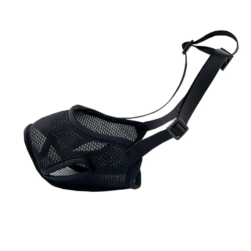 Dog Muzzle Mesh Breathable Going Out Walking Dog Bite Prevention Alarm Preve.