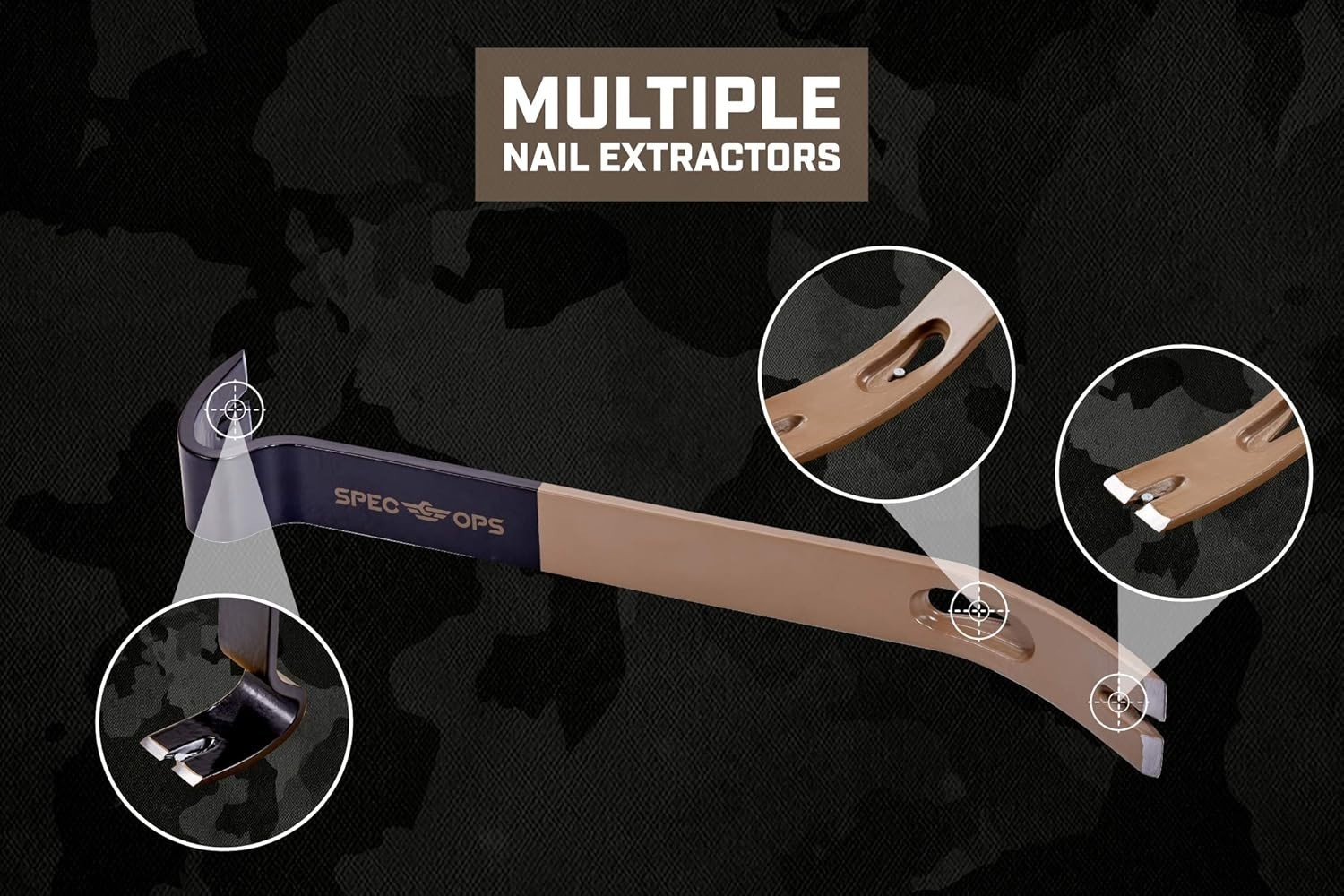 Durable 15-Inch Flat Pry Bar Crowbar for Professional Nail Pulling & Demolition