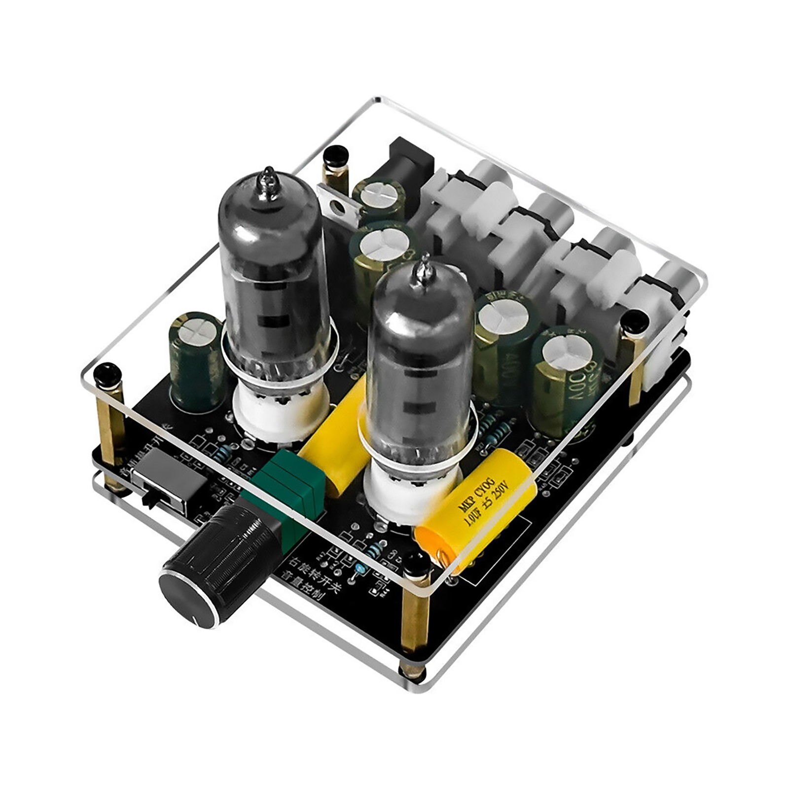 6K4 Tube Preamplifier Amplifier HiFi Tube Preamp Audio Amp Home Theater Assembly
