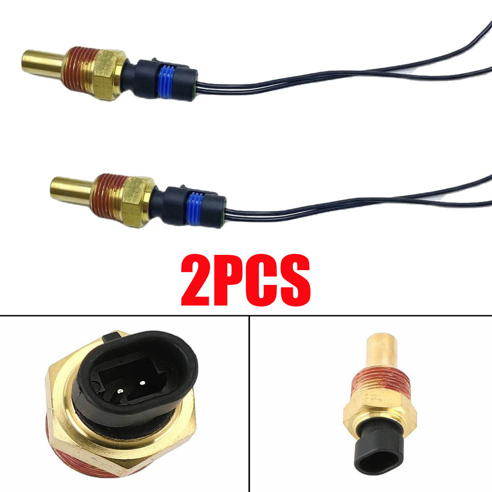 2Pcs For Peterbilt/Kenworth Temp Temperature Sending Sensor Q21-1002 505-5401 US