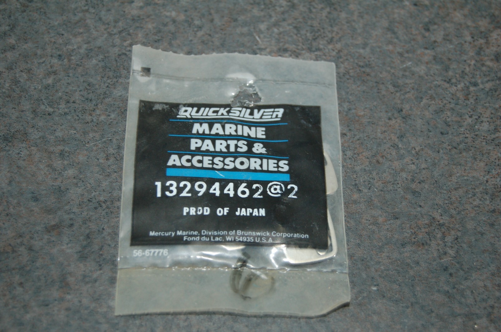 2 NEW GENUINE MERCURY QUICKSILVER 13294462 MAR KEY 462 2 OEM (QTY-2) FACTORY