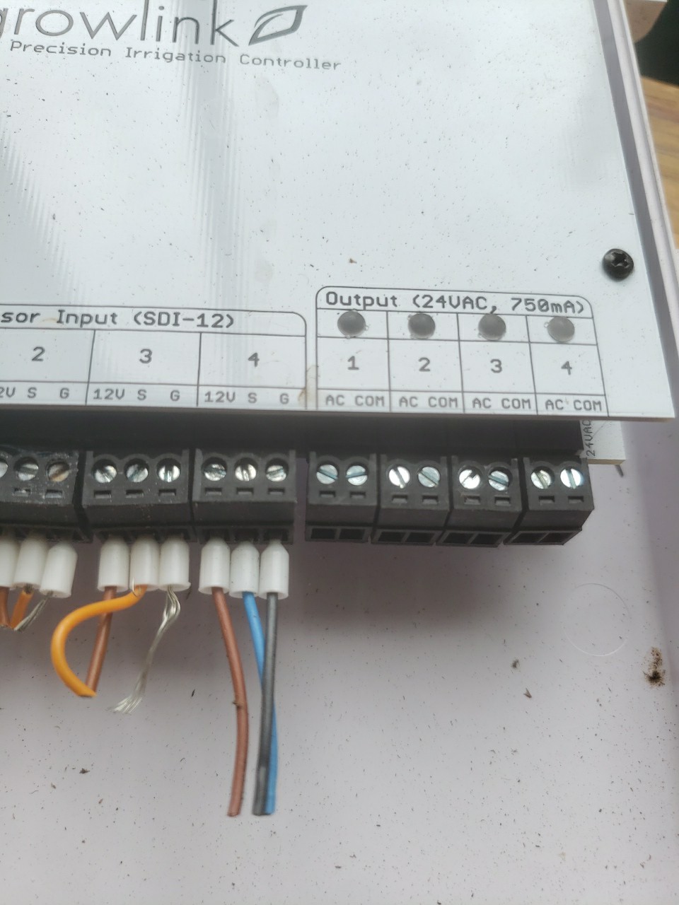Growlink 24VAC Precision Bluetooth Irrigation Controller - Lot 3, Power Cord