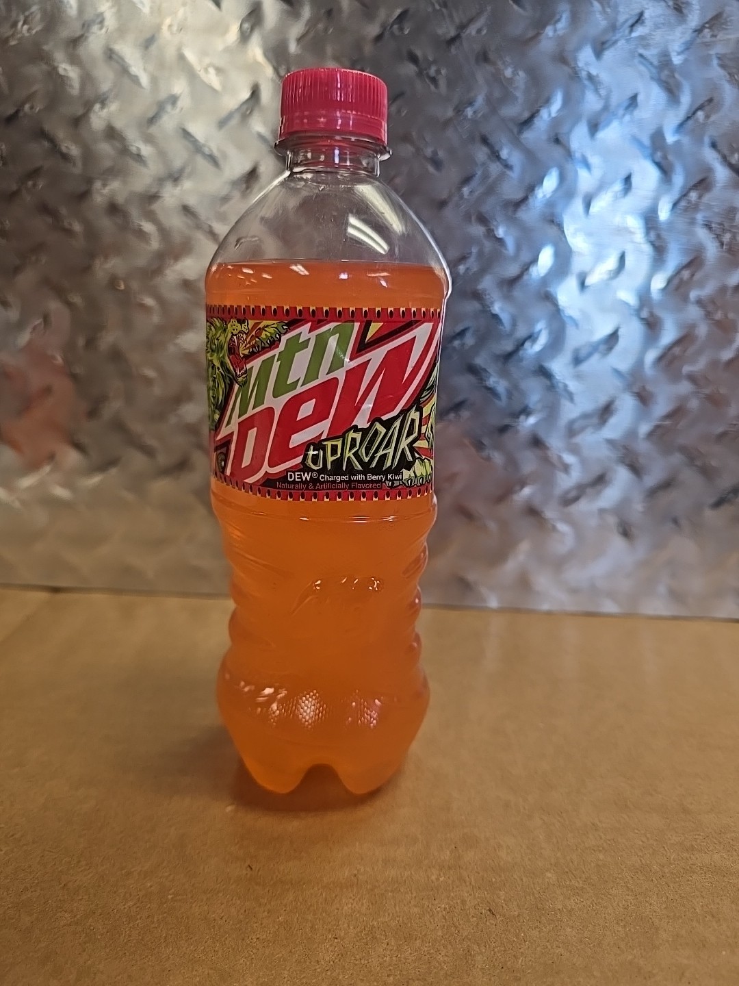 1-20oz Vintage Mountain Dew Uproar Plastic Bottle