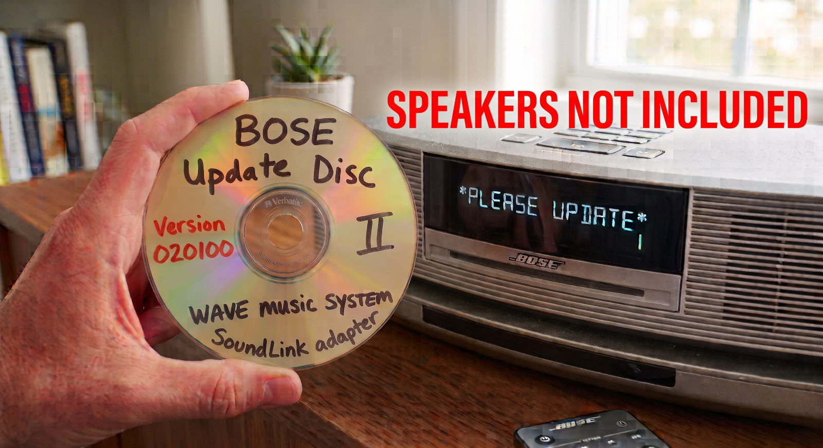 Bose Wave Music System II Update Disc Latest Firmware, fix PLEASE UPDATE error