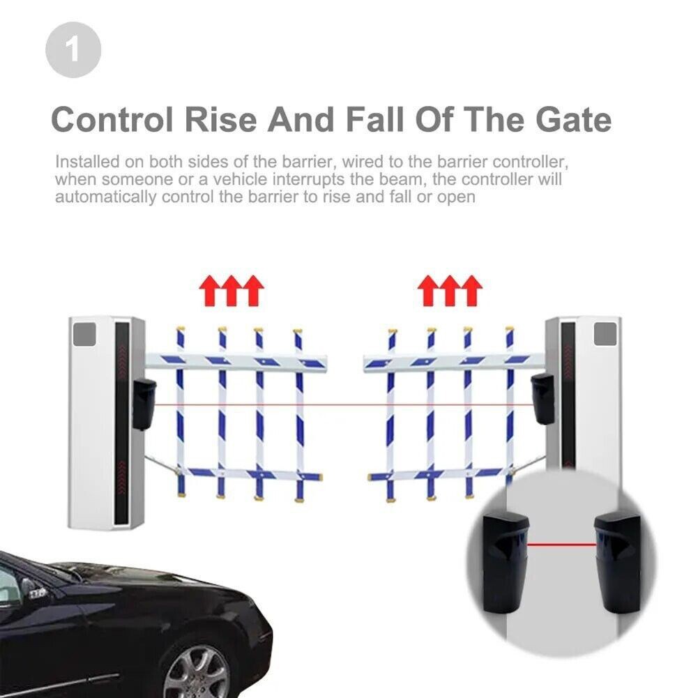 Sensor Garage Gate Door Receiver Range 15m With Receiver And Transmitter
