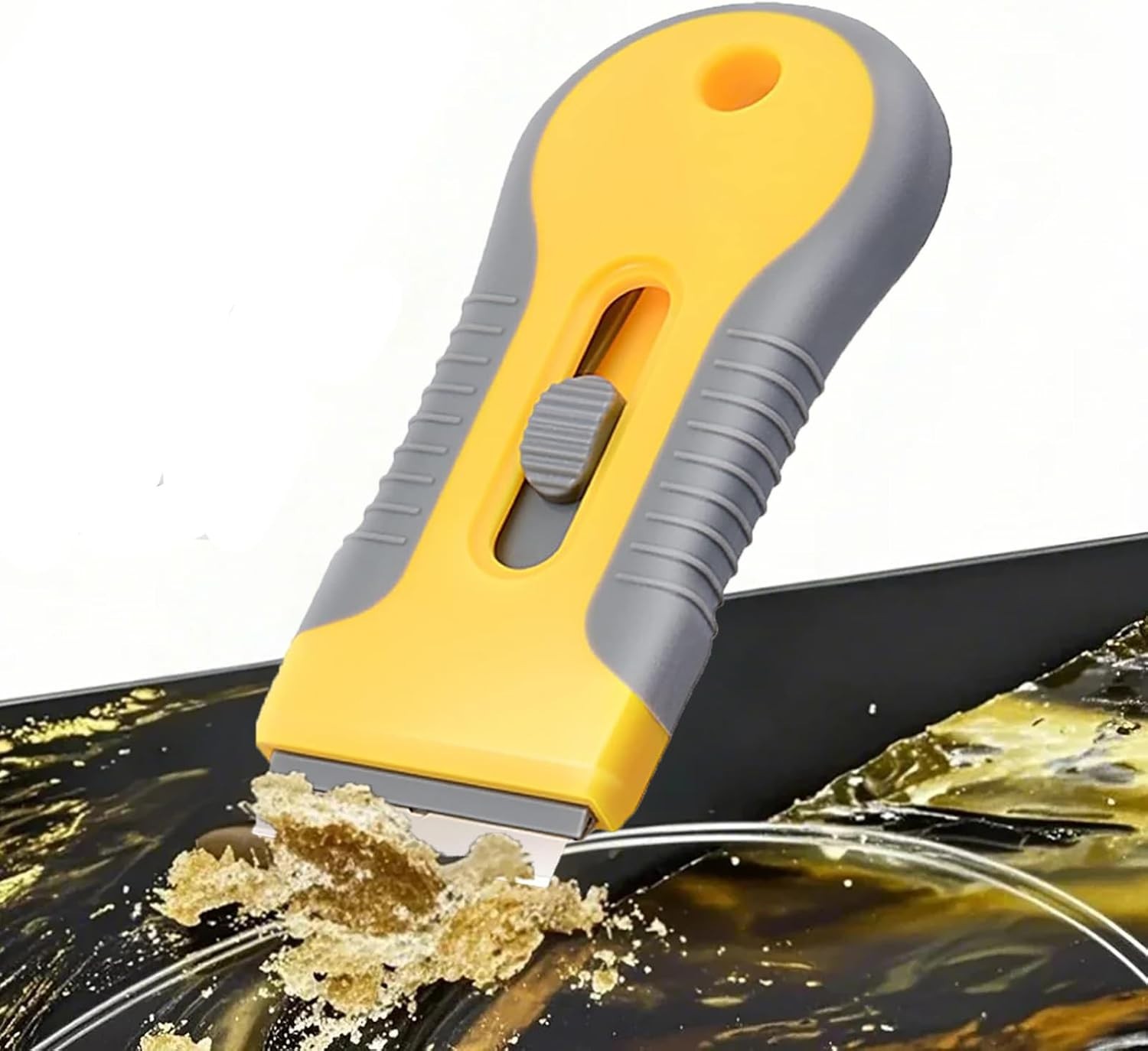 Plastic Razor Blade Scraper Tool, 2 Pcs Razor Scraper with 20 Pcs Plastic Blades