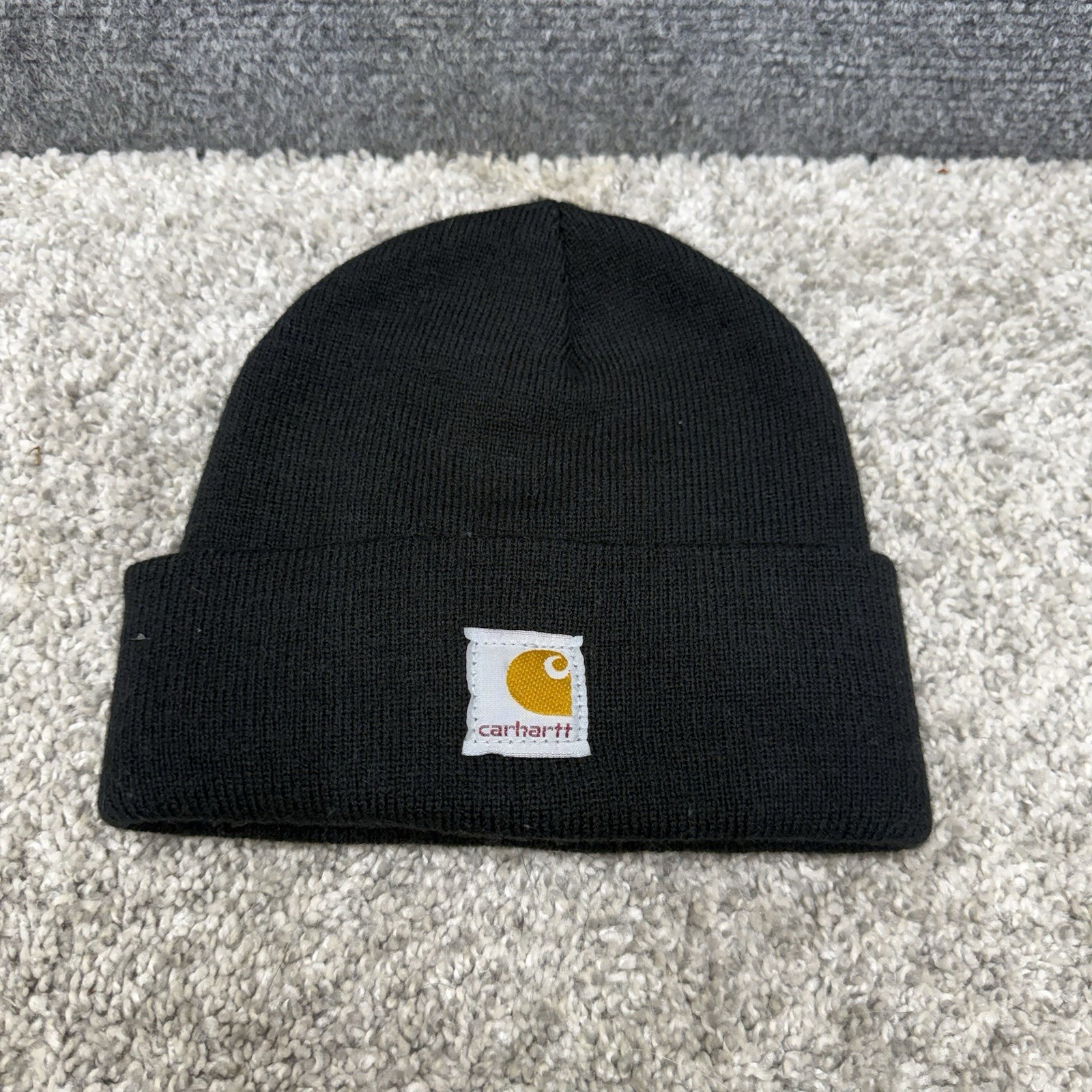 Carhartt youth beanie toboggan hat cap black USA