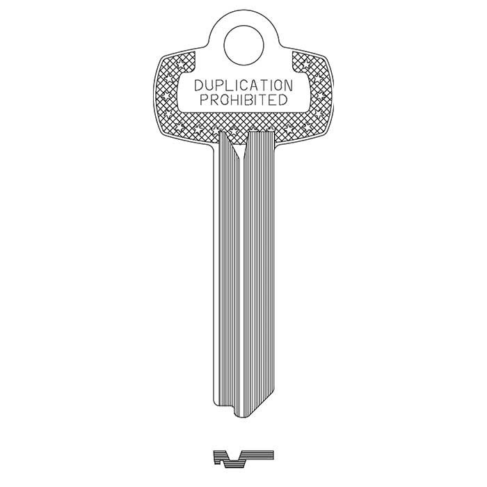 Ilco 1A1M1 Key Blank for Best/Falcon (Pack of 10)