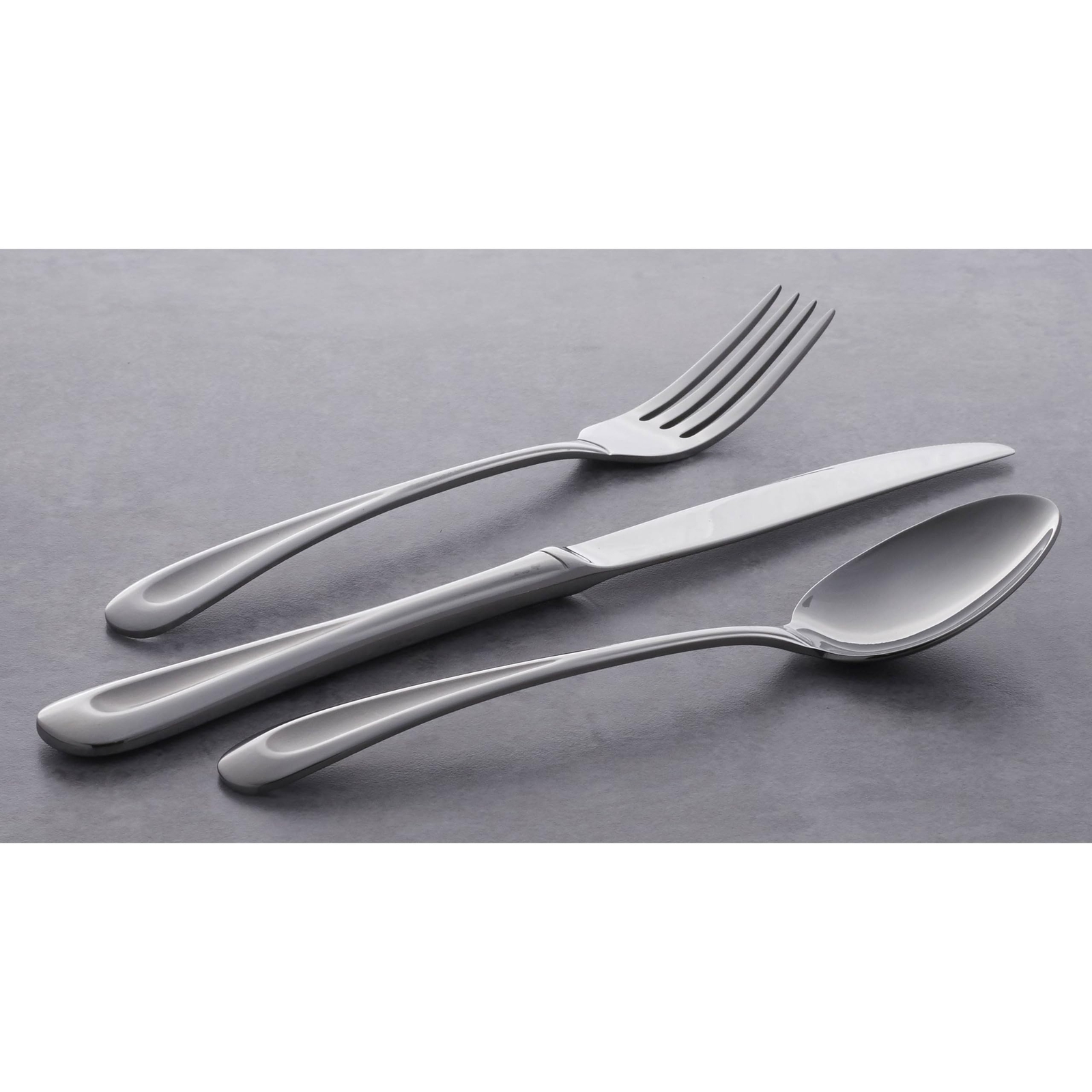 Satin Sand Dune Flatware, 45 Piece, Multi