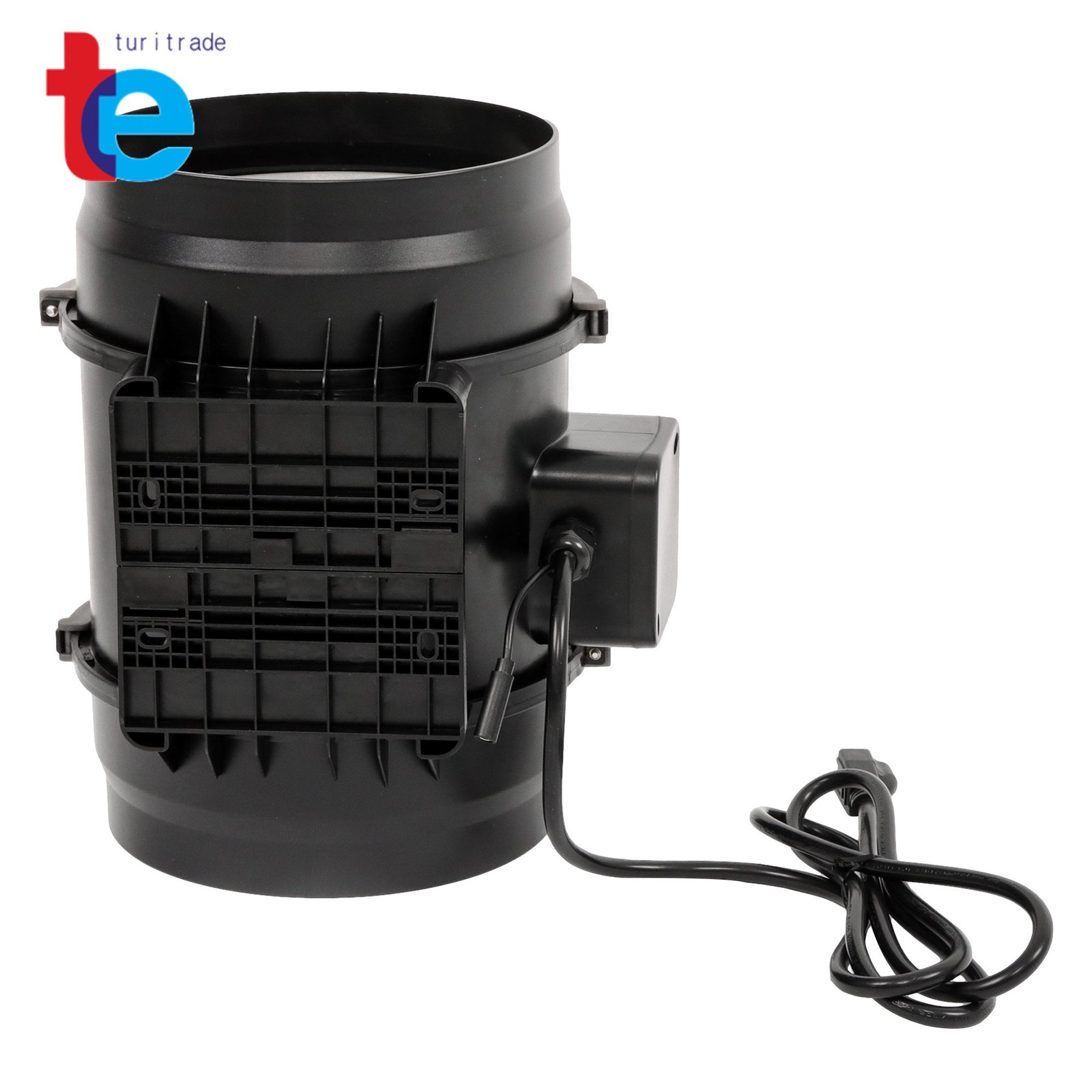 Inline Duct Fan Plastic ABS 8" 807CFM Temperature & Humidity Controller EC Motor