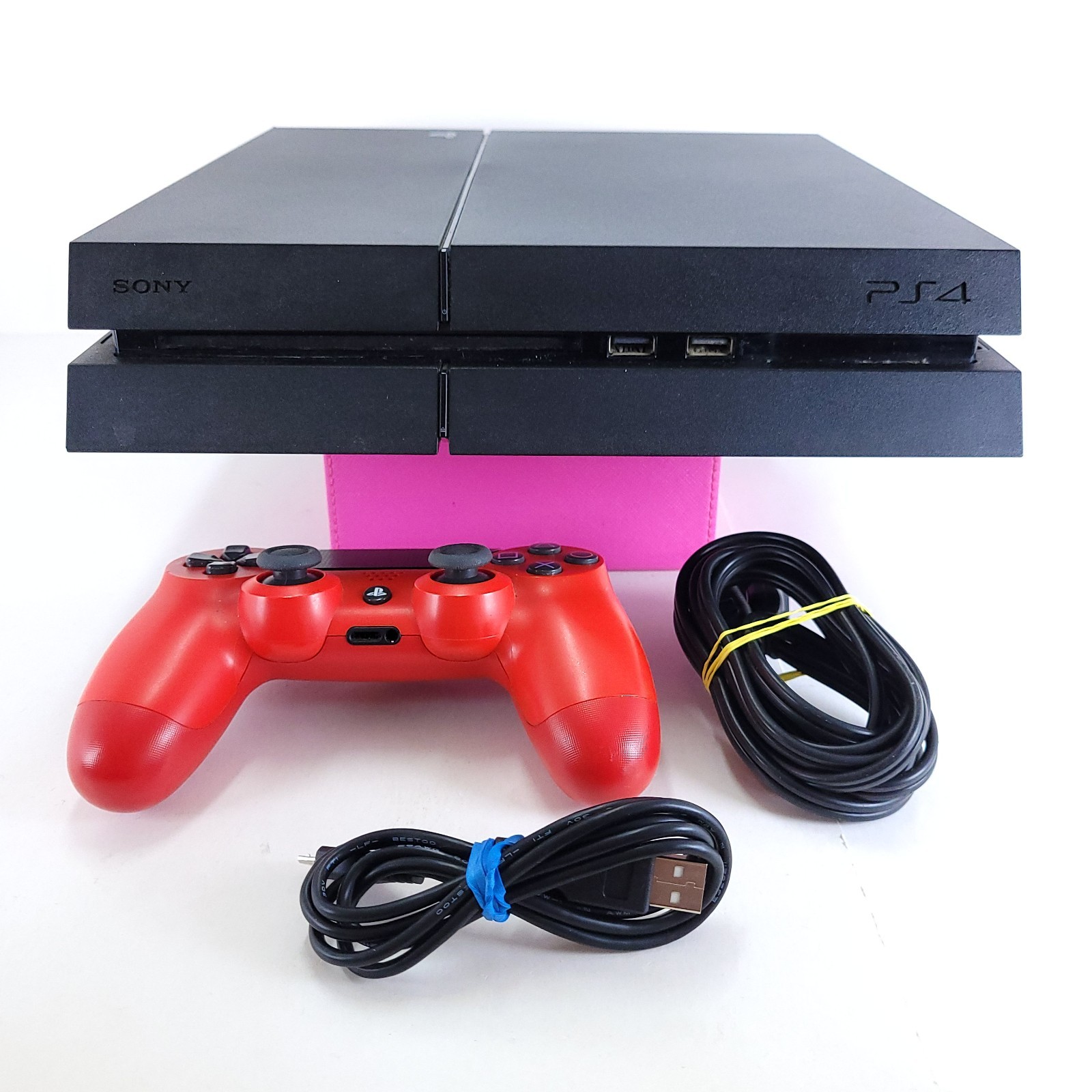 Sony PlayStation 4 500GB Console CUH-1215A w/Controller Very Low Firmware 5.55