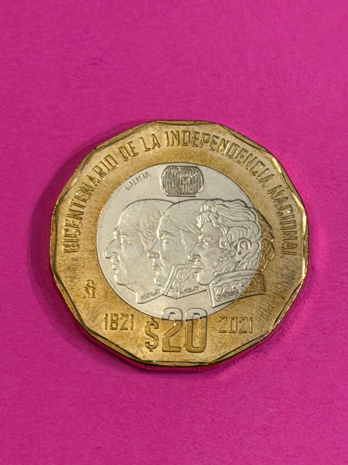 COIN MEXICO 2021 20 PESOS INDEPENDENCIA FREE SHIPPING
