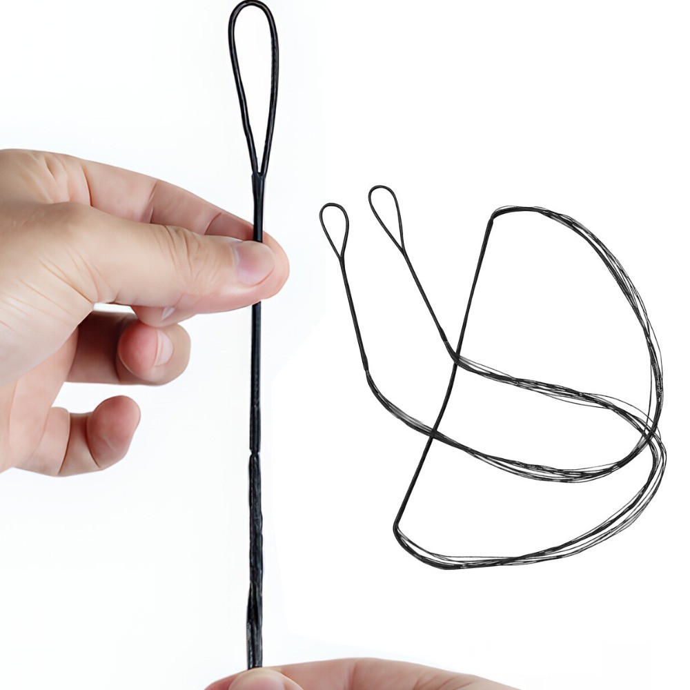 57" 12 Strands Bow String Replacement for Recurve Long Bow Hunting Strings