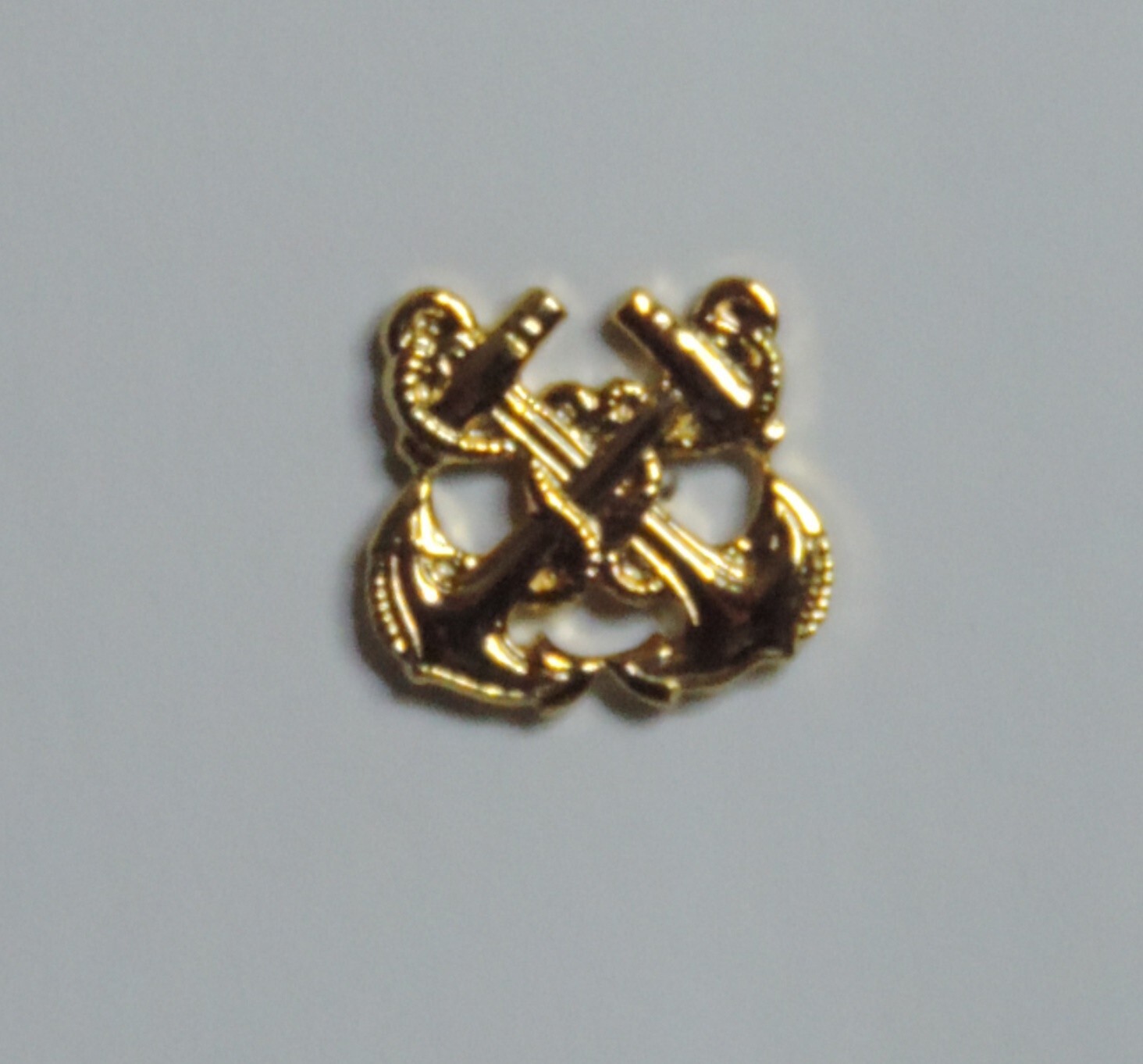 US Navy Collar Device Boatswain Gold Finish