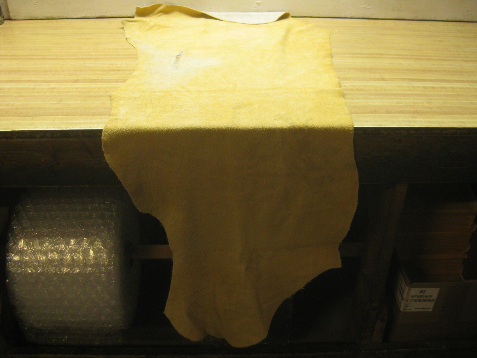 Suede Buffalo Leather Gold #0007961 R 35