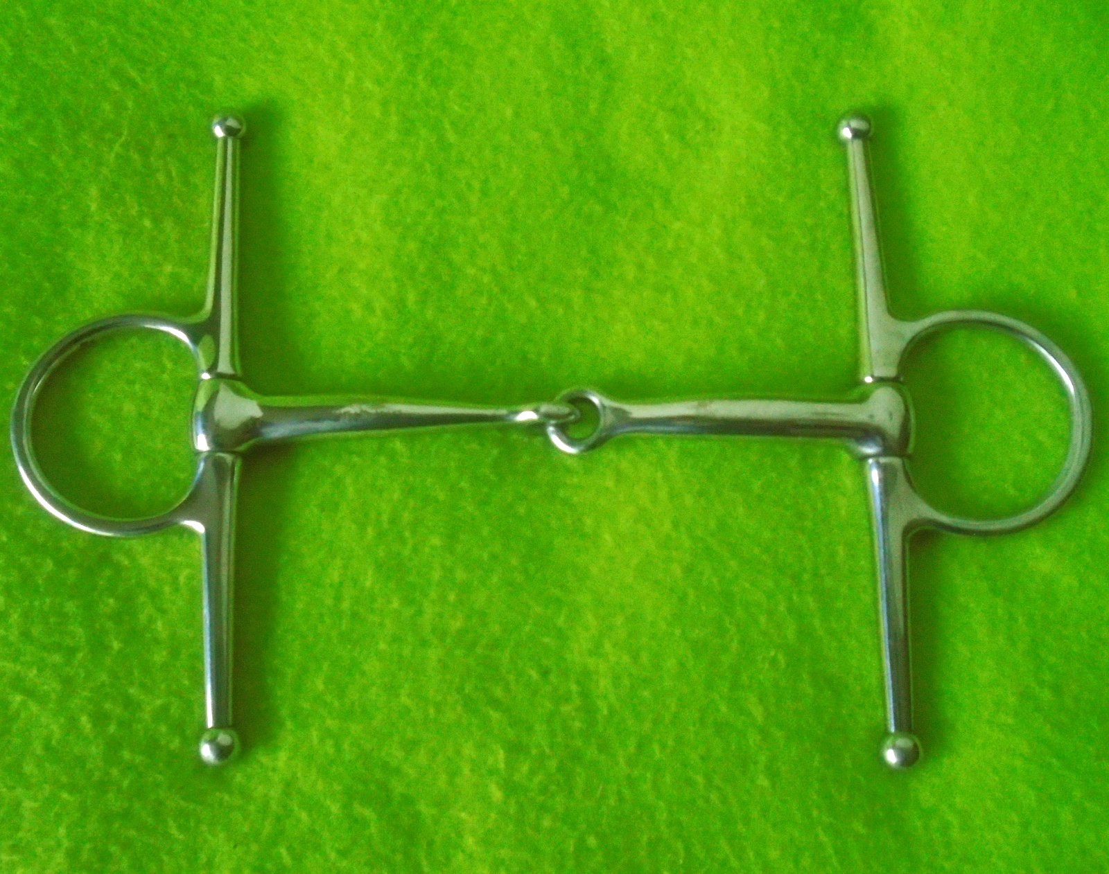 B.T. CRUMP High Quality STAINLESS 6" Mouth Full Cheek Snaffle BIT~HARD to FIND