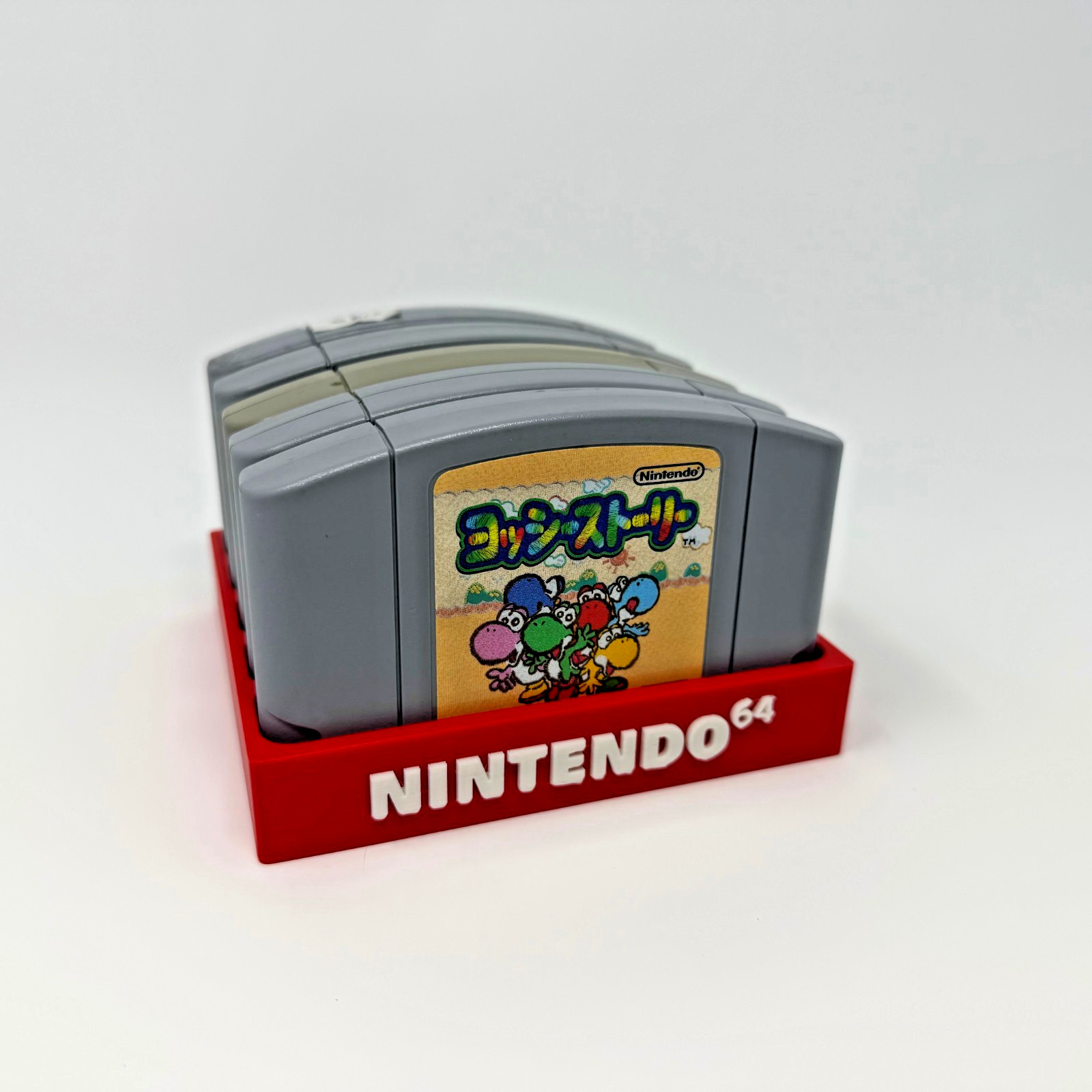 Nintendo 64 N64 Game Holder - Tray Holds Up To 10 Game Cartridges Multicolor