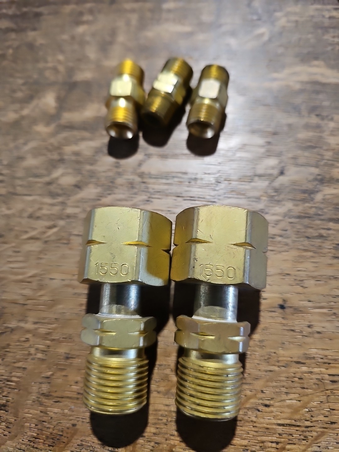 Mixed Lot Of Brass Acetylene Fittings