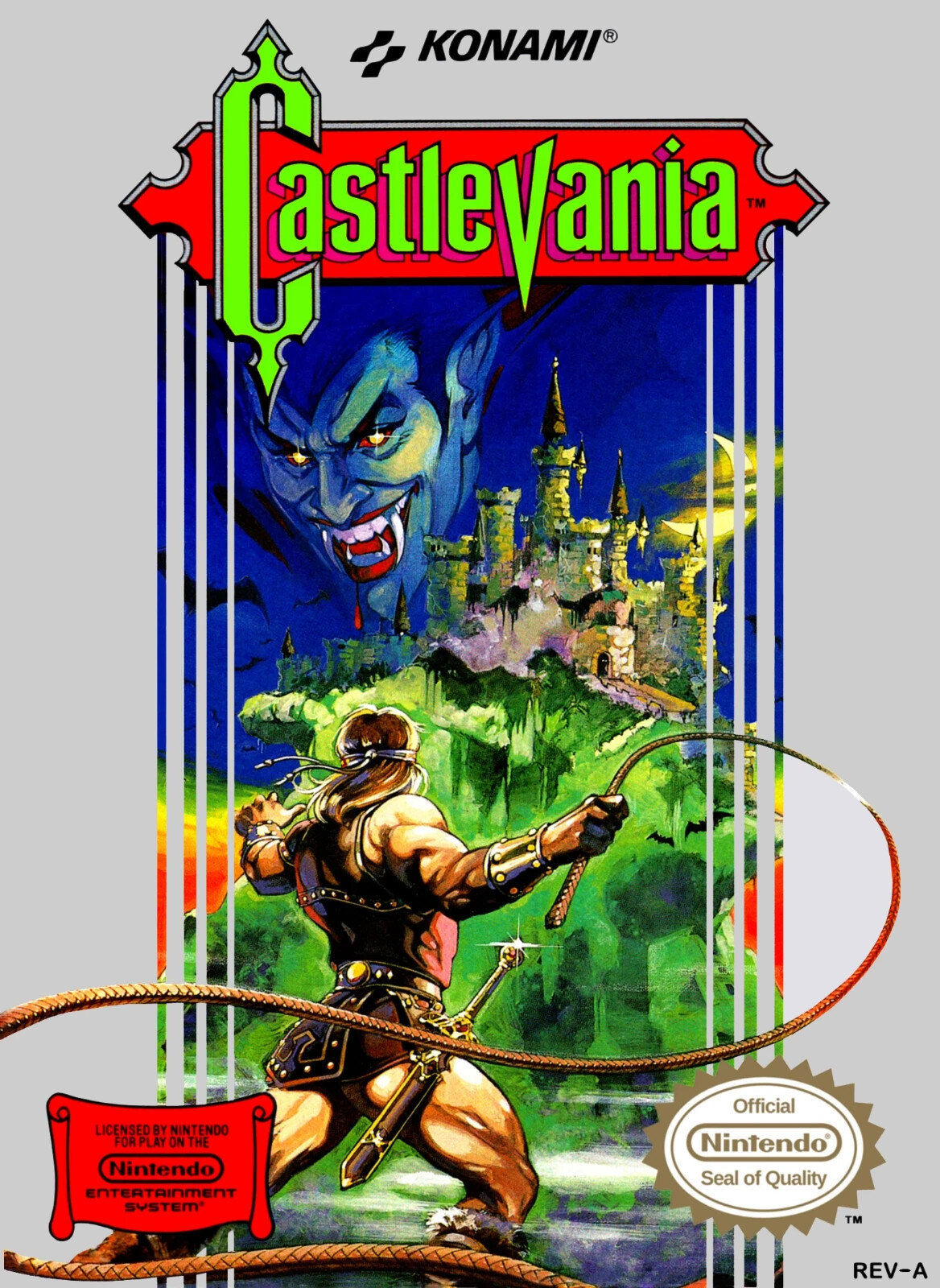 Nintendo Classic Art - Castlevania Konami Video Game Cover Poster 11x15