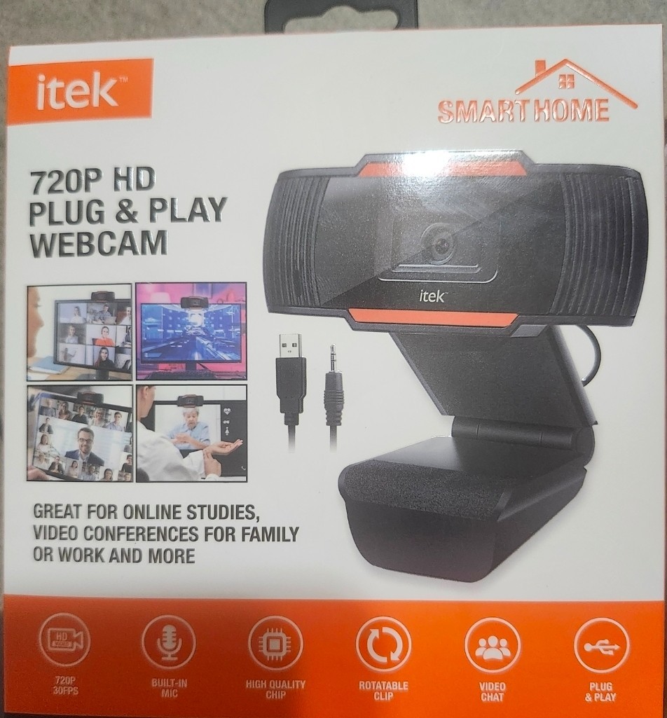 720P HD PLUG & PLAY WEBCAM