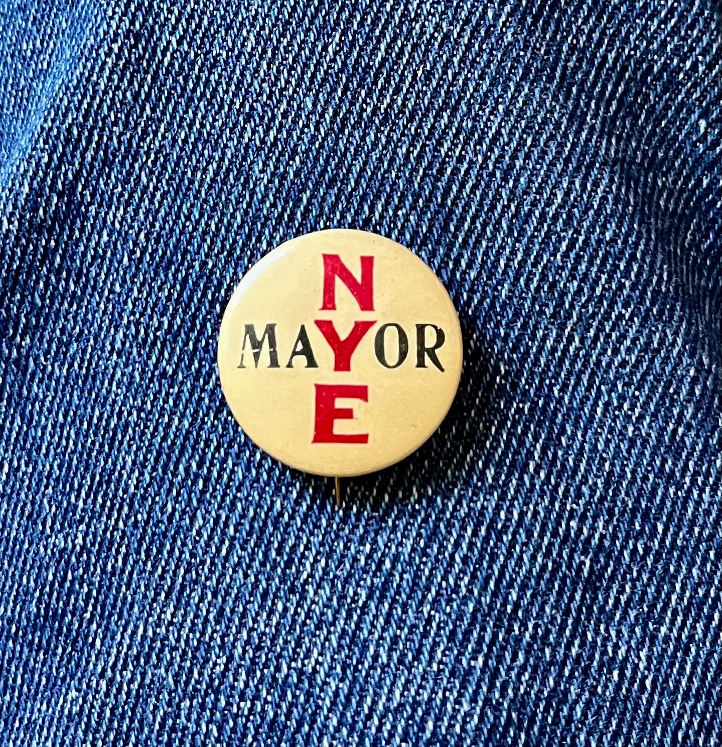 1913 Wallace G Nye For Mayor Of Minneapolis 1" Cello Political See Remarks
