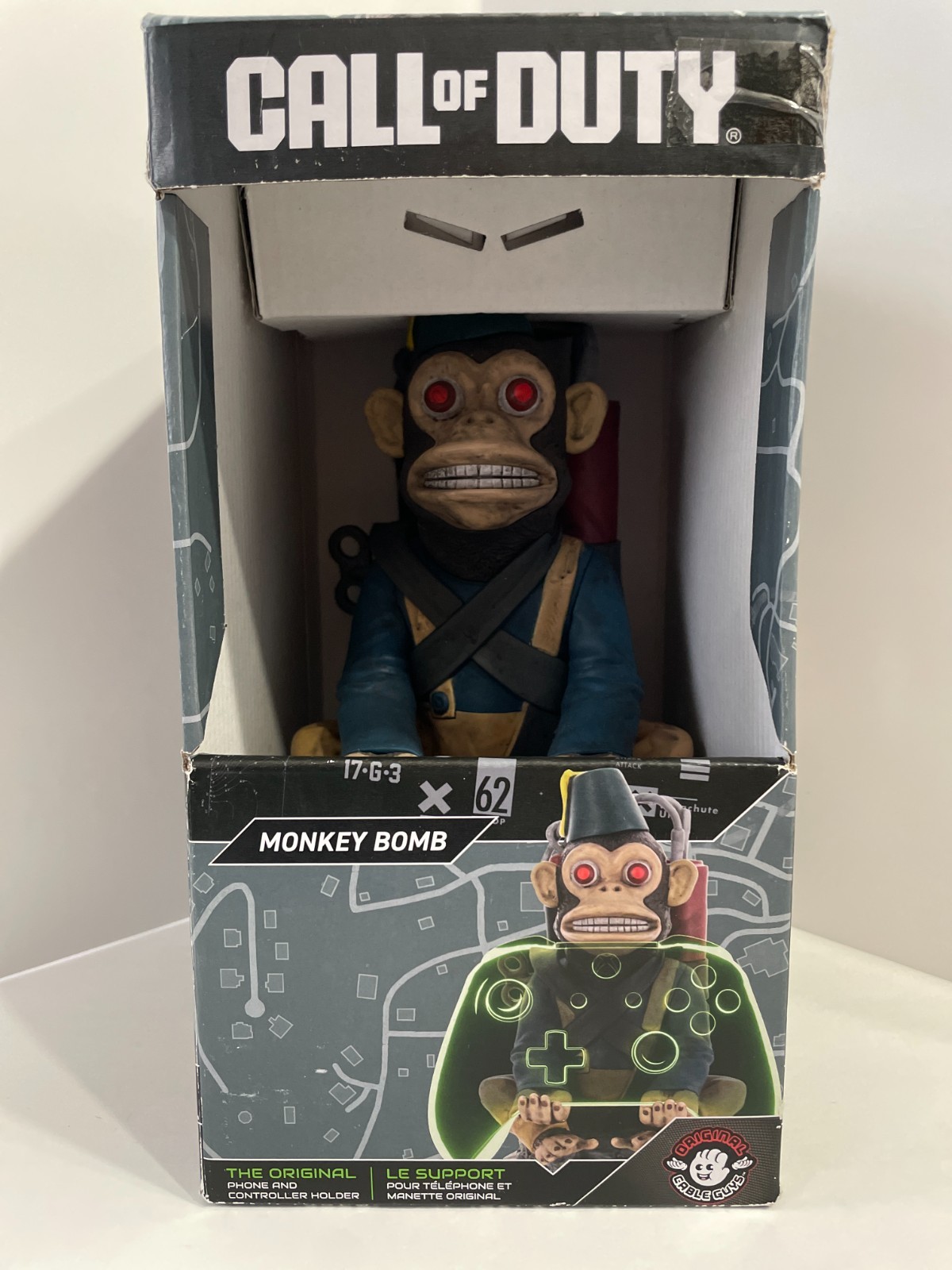 Call of Duty Monkey Bomb – Cable Guys Controller & Phone Holder – New in Box