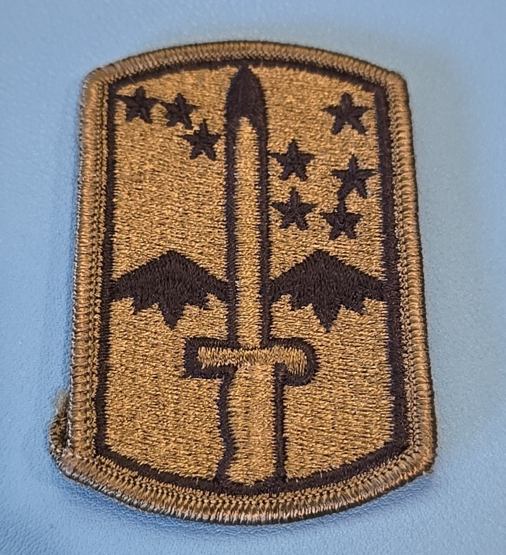 172nd Infantry Brigade Patch-Sew on-Subdued-Snow Back-Vietnam Era*