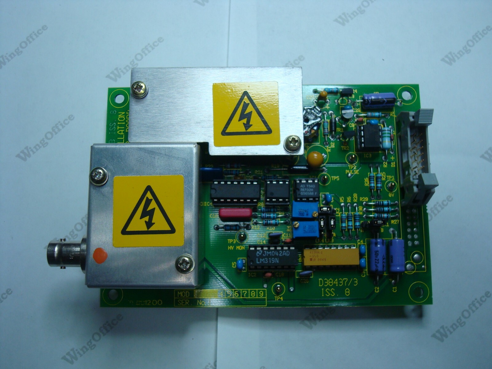 THERMO FISHER EBERLINE TYPE 5453E SCINTILLATION HV & AMP BOARD NNB