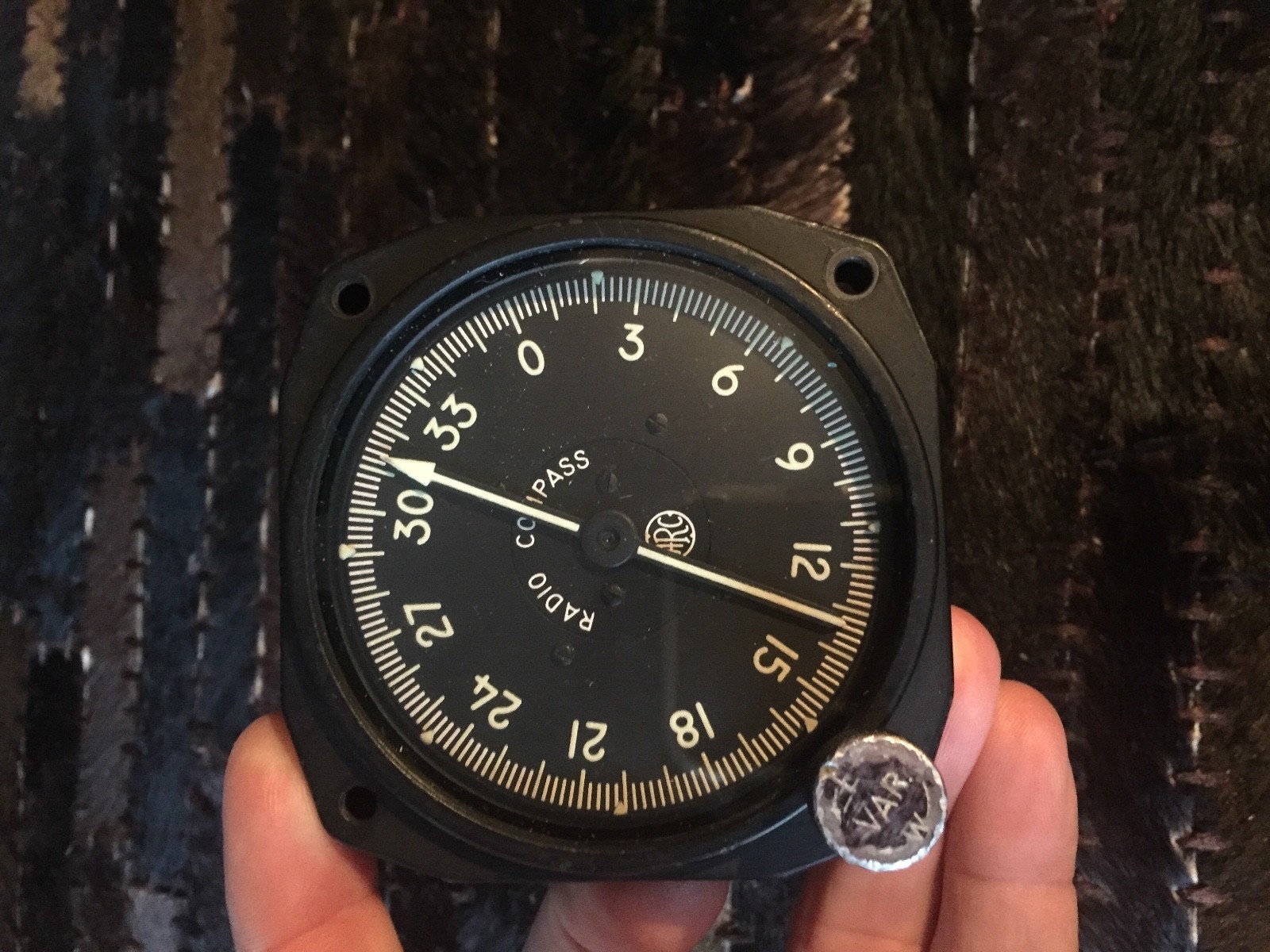 Aircraft Radio Corporation ARC Indicator Azimuth ID-637/ARN Radio Compass1959