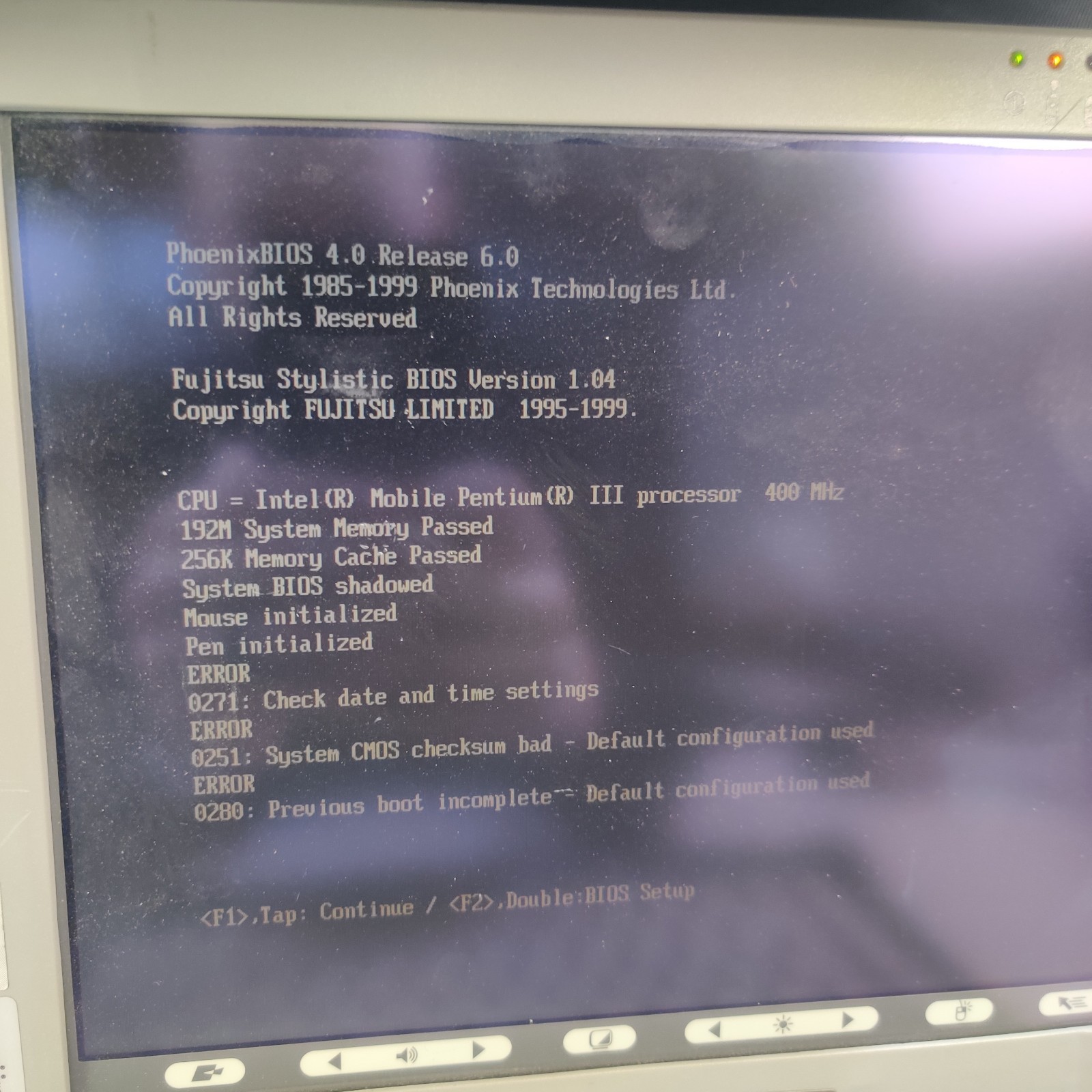 VINTAGE Fujitsu Stylistic 3400 Computer Touch Screen USED