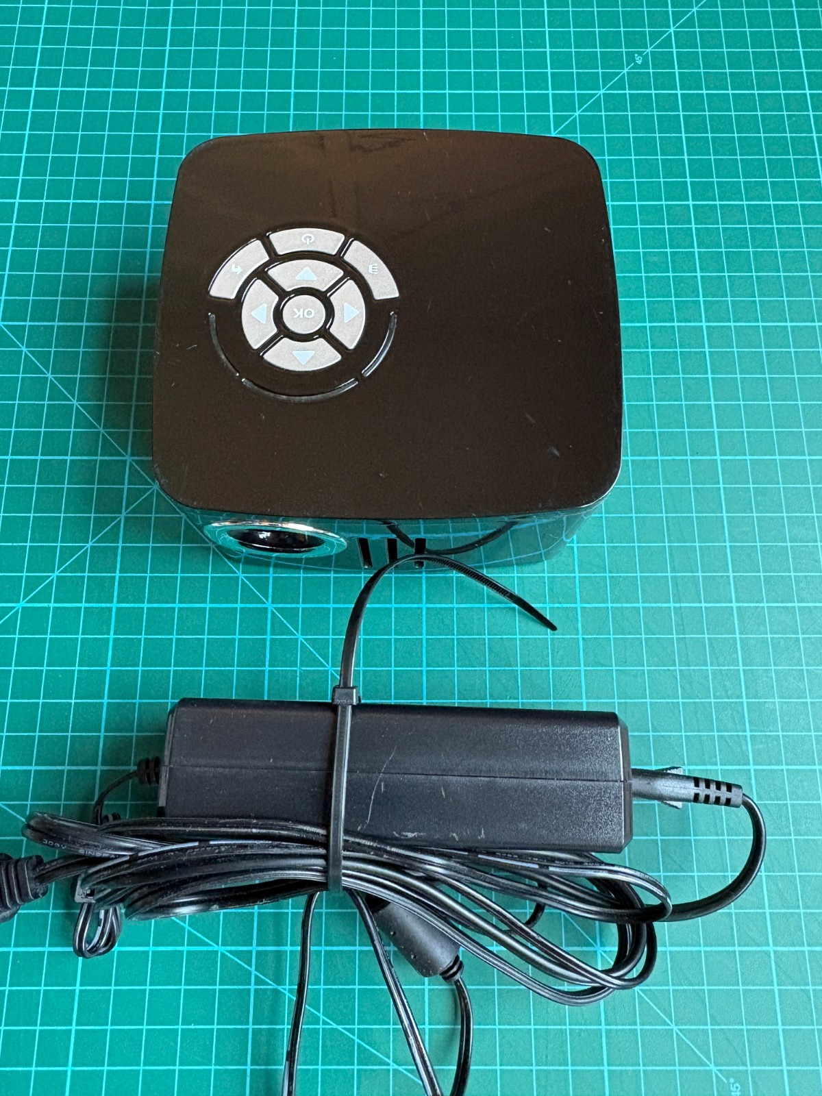 AAXA P7 Native 1080p Mini LED Projector. Great plugged in.