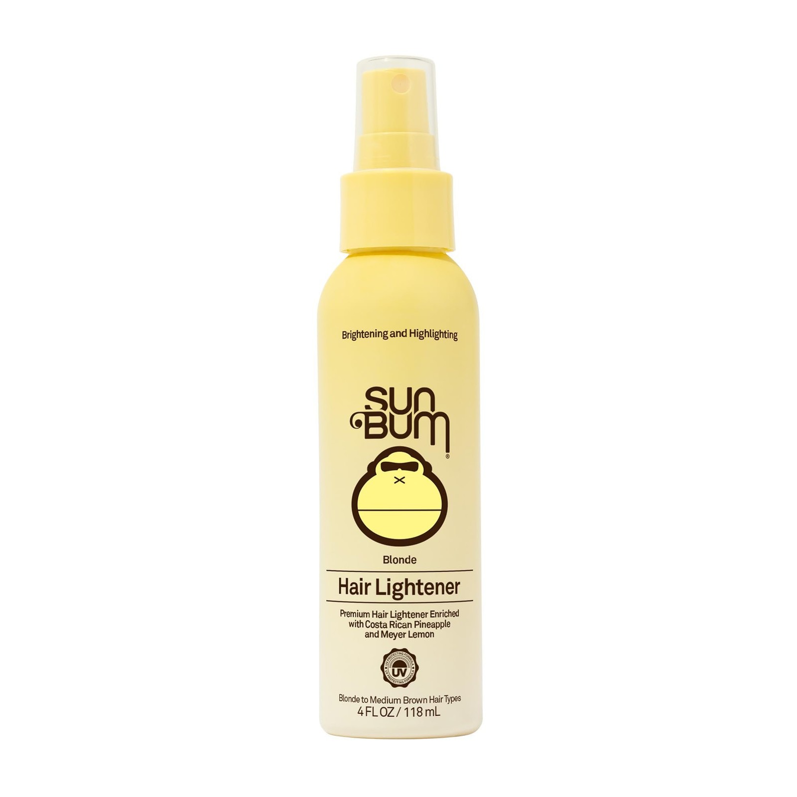 Sun Bum Blonde Formula Hair Lightener, Spray, Banana Scent, 4 oz, For Blonde...
