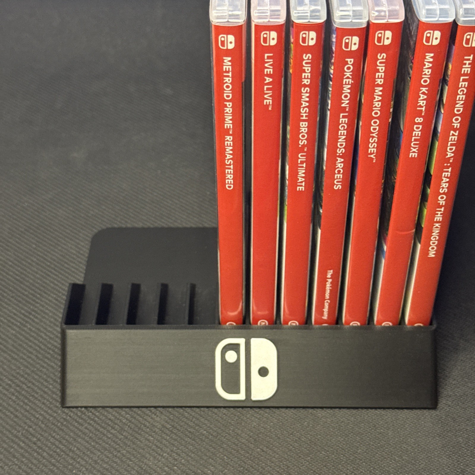 Nintendo Switch/Switch 2 Game Case Display, Fits 1 to 12 Games, 3D Printed