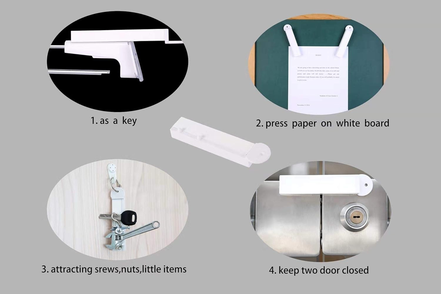 Magnetic Key for Advanced Security - 2 Pack Anti-Theft Solutions for Hooks