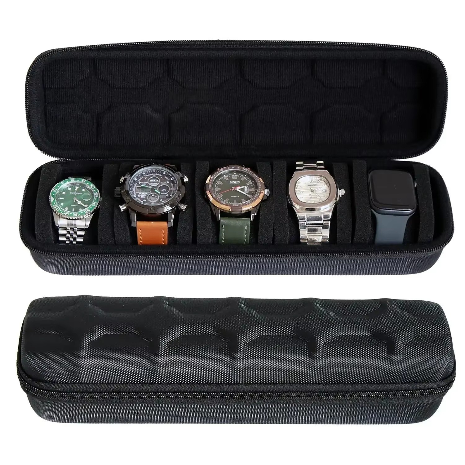 1-10 Slots Watch Box Organizer Portable Travel Case Storage Holder for Unisex