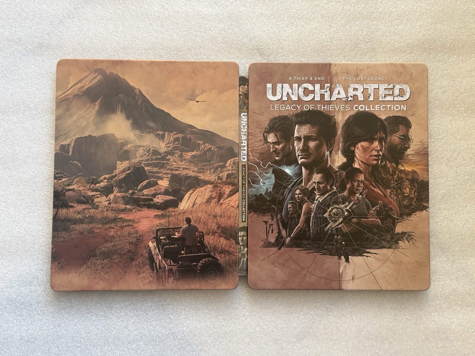 Uncharted Legacy Of Thieves Collection Custom Made Steelbook/Steelup Case PS5