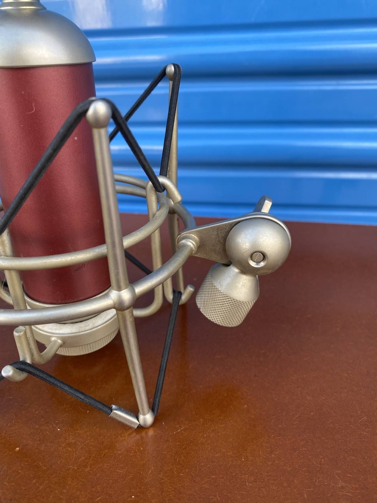 Blue Bluebird Condenser Studio Microphone W/ Shock Mount XLR Cable Used