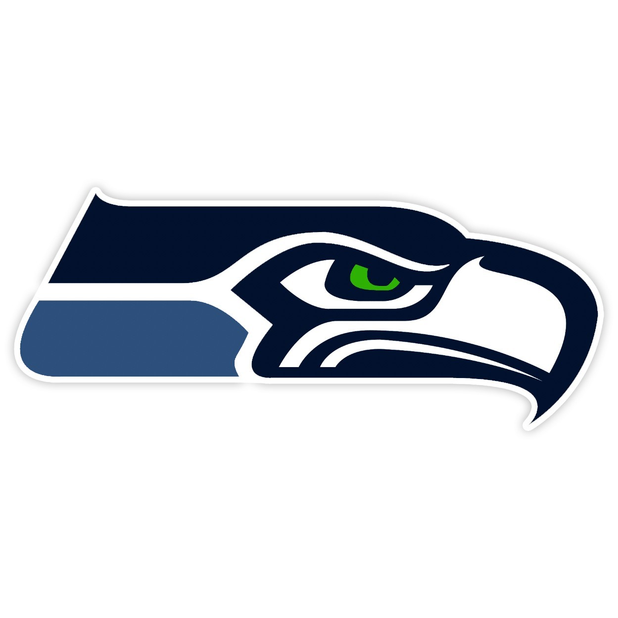 Seattle Seahawks Sticker 2002-2011 Old School Logo Car Stickers Trucks Decal
