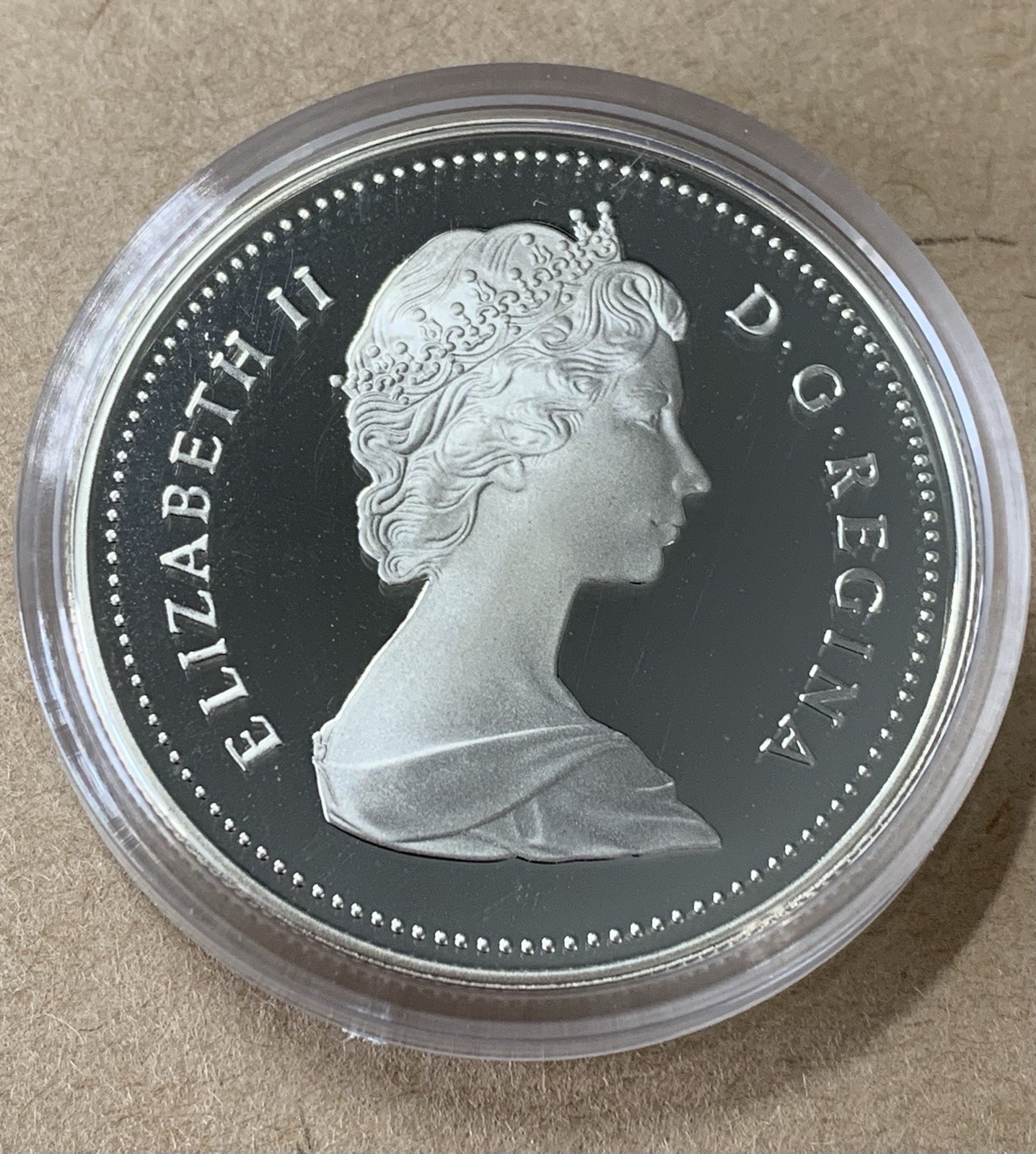 1986 Canada Silver Dollar “Vancouver”, DCAM Proof, PF++++