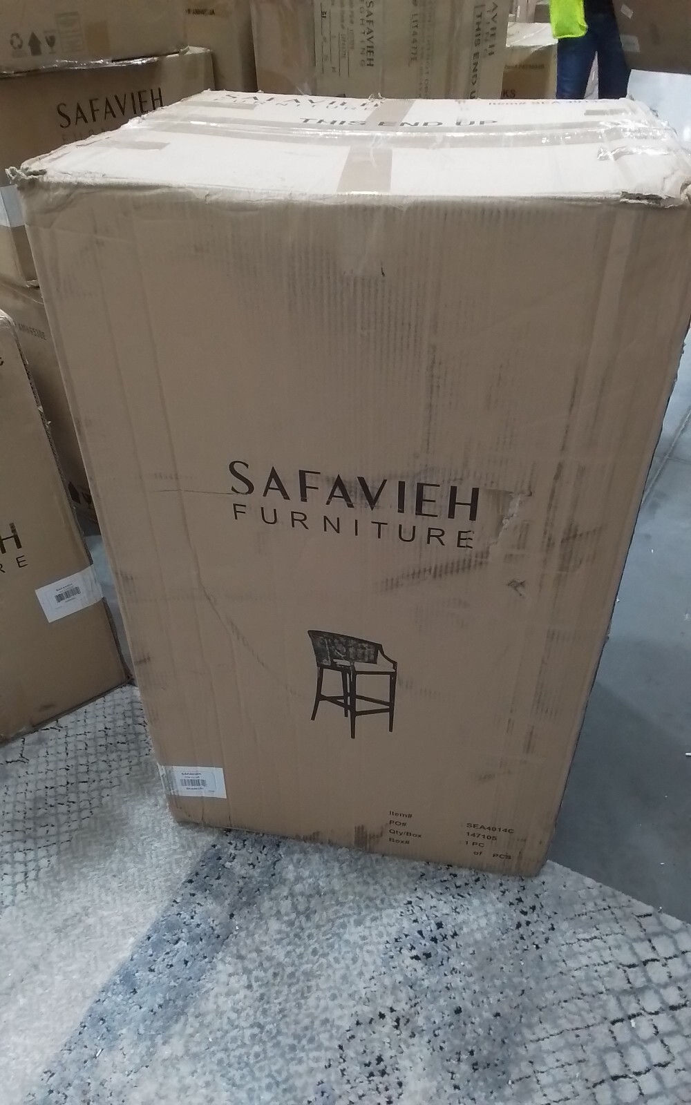 Safavieh BRANDO BARSTOOL, Reduced Price 2172748522 SEA4014C